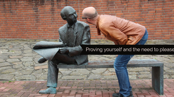 Proving yourself and need to please Kara Lambert