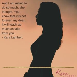 quote ode to overwhelm and business Kara Lambert