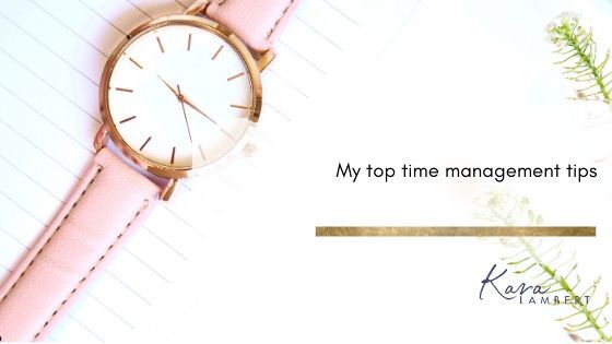 top time management tips