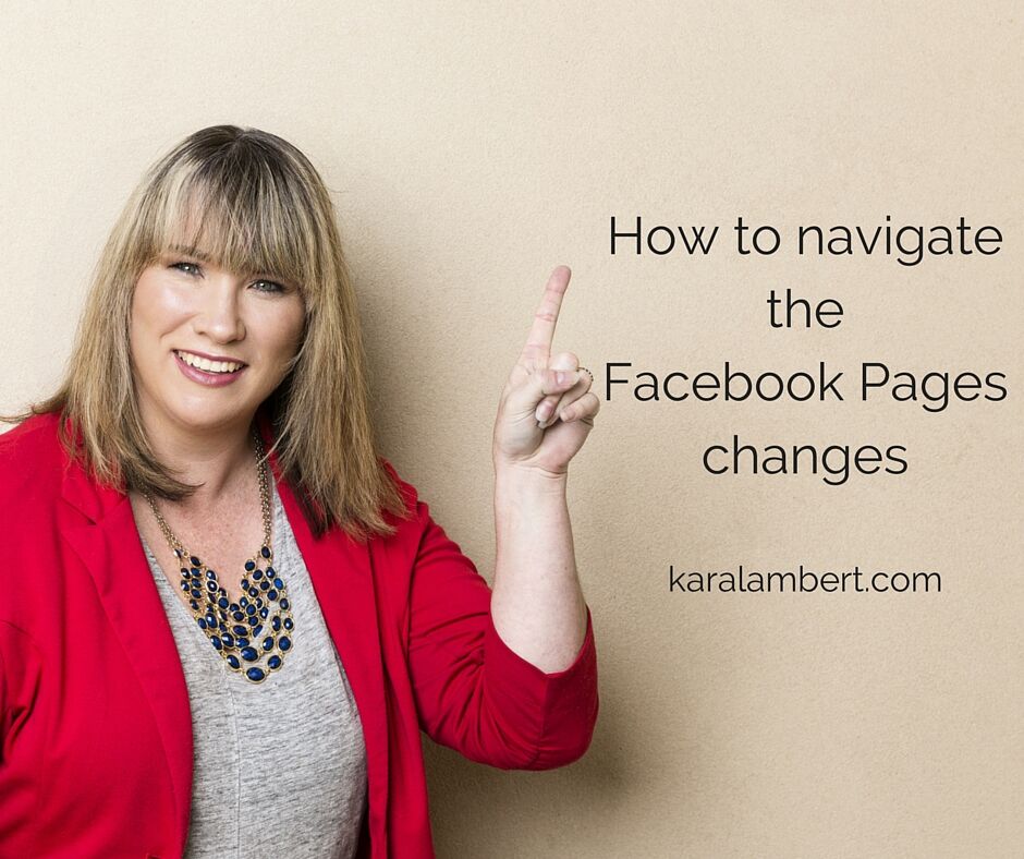 Discover strategies for navigating the recent Facebook Page updates.