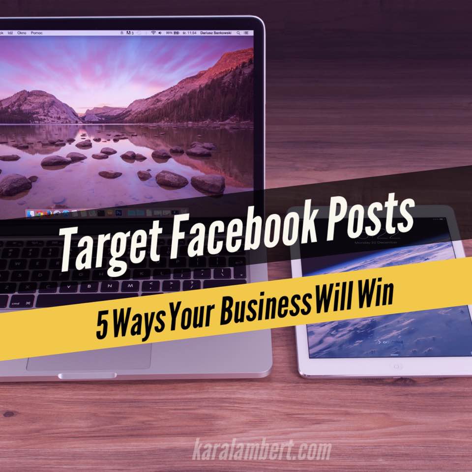 Promote your business with targeted Facebook posts to ensure winning results.