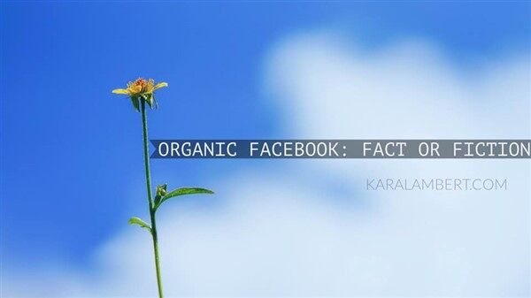 Organic Facebook psychology.