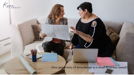 generosity knowledge small business
