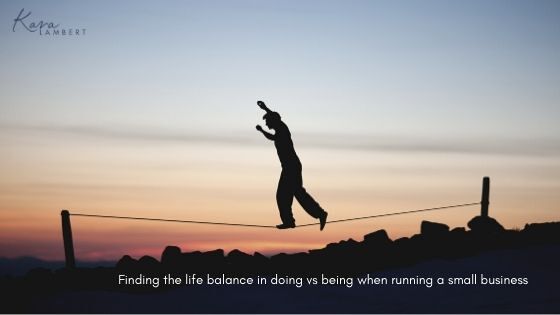 life balance small business owner