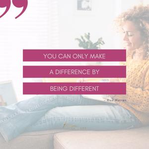 quote about being different - small business coach
