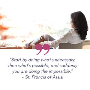 recovery from burnout quote st francis of assisi