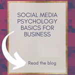 This description delves into the essential psychology behind utilizing social media for business purposes.