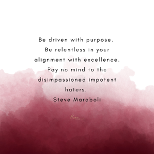 Inspirational quote by Steve Maraboli on a red and white watercolor background, illustrating the purpose-driven journey of life.